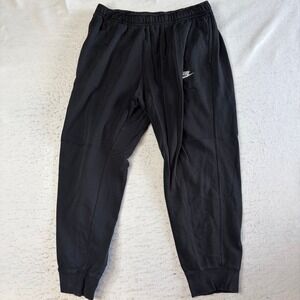 Nike Jogger Sweatpants Mens XXL Black Fleece Elastic Waist Activewear